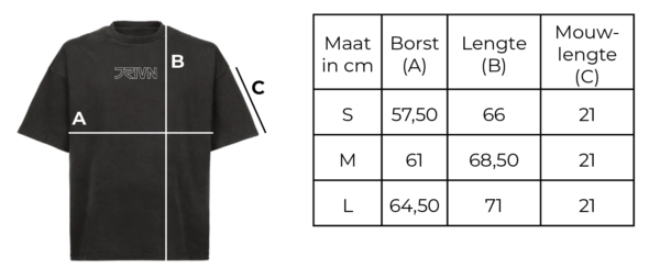 DRIVN T-shirt - Zwart