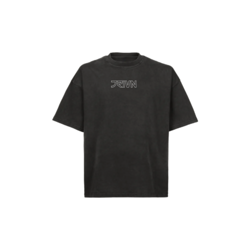 T-shirt zwart voorkant DRIVN T-shirt - Zwart